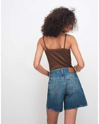 Levi's - High Waist Baggy Denim Shorts - Lyst