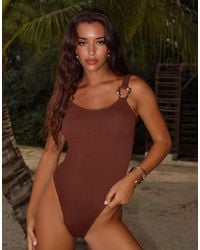 Moda Minx - Skye Scrunch Swimsuit - Lyst