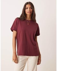 ASOS - Slouchy Raw Edge Regular Fit T-shirt - Lyst