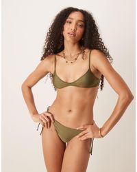 Mango - – seitlich gebundene bikinihose mit - Lyst