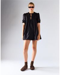 Glamorous - Pleated Mini Dress - Lyst