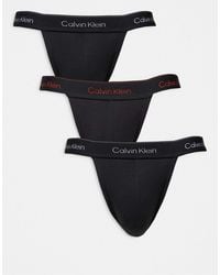 Calvin Klein - Icon Cotton Stretch 3 Pack Jock Straps - Lyst