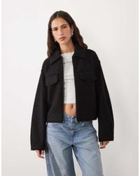JJ Rebel - Short Collared Jacket - Lyst