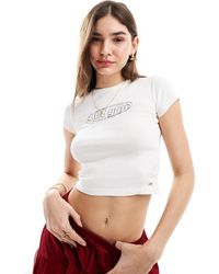 Pull&Bear - 'not You' Motif Baby Tee - Lyst