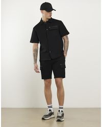 River Island - Premium Regular Fit Nylon Pocket Shorts - Lyst