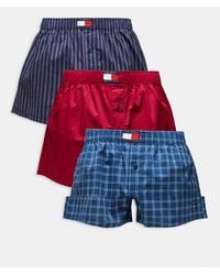 Tommy Hilfiger - Heritage 3 Pack Woven Boxers - Lyst