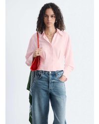 & Other Stories - Pure Cotton Shirt With Waist Cinch Detail - Lyst