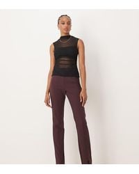 ASOS - Tall Tailored Skinny Trousers With Zip Front Detail - Lyst