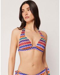 Calzedonia - Vibrant Chevron Halter Neck Bikini - Lyst