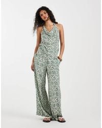 Vero Moda - Cowl Halter Neck Detail Top Co-ord - Lyst