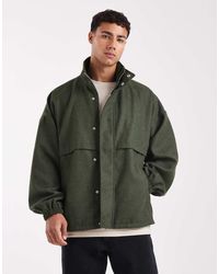 ASOS - Wool Look Track Jacket - Lyst