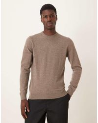 Barbour - Essential Lambswool Crew Neck Sweater - Lyst