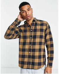 SELECTED - Flannel Check Shirt - Lyst