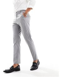 SELECTED - Pantaloni eleganti slim chiaro - Lyst