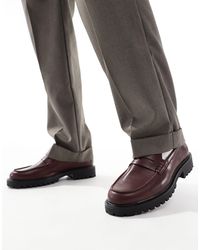 Truffle Collection - Chunky Penny Loafers - Lyst