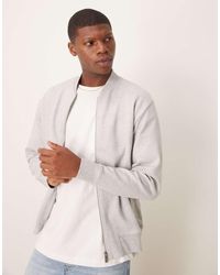 SELECTED - Jersey Bomber Jacket - Lyst