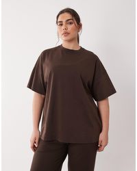 4505 - Curve – icon – schnelltrocknendes oversize-t-shirt aus schwerer baumwolle - Lyst