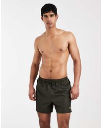 Fred Perry - Drawstring Logo Swim Shorts - Lyst