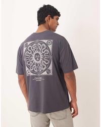 ASOS - Oversized T-shirt With Celestial Graphic - Lyst