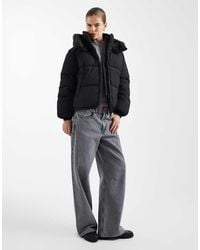 ONLY - Hooded Puffer Jacket - Lyst