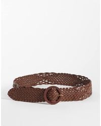 Hollister - Braided Wide Belt - Lyst
