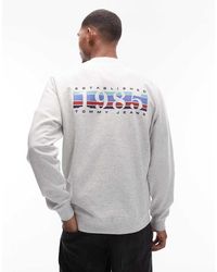 Tommy Hilfiger - Gradient Graphic 1985 Chest Logo Sweatshirt - Lyst
