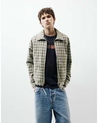 Pull&Bear - Check Jacket - Lyst