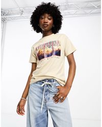 Daisy Street - – oversize-t-shirt mit "montana"-grafikprint - Lyst