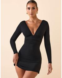 Oh Polly - Jessa Long Sleeve Mini Dress - Lyst