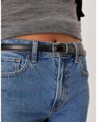 Gina Tricot - Belt With Silver Buckle - Lyst