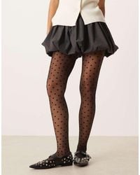 ASOS - Medium Dot Pattern Tights - Lyst