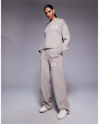 ASOS - Weekend Collective Co-ord Knit Trouser With Graphic - Lyst