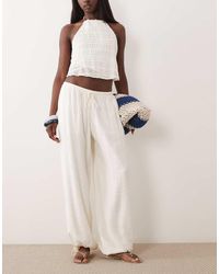 Abercrombie & Fitch - Crinkle Balloon Fit Pants - Lyst