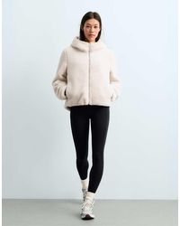 Oysho - Fellex Aerogel Reversible Faux-Fur-Effect Padded Jacket - Lyst