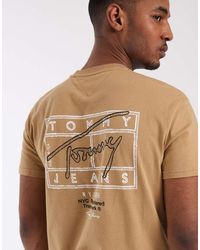 Tommy Hilfiger - Regular Flag Logo With Signature Detail T-shirt - Lyst