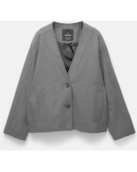 Pull&Bear - – kimono-mantel aus wollmix - Lyst