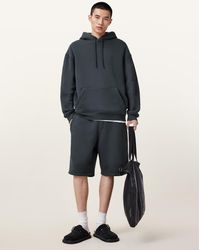 AllSaints - Pantalones Cortos De Tejido De Sudadera Haven De - Lyst