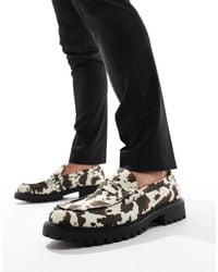 Truffle Collection - Chunky Penny Loafers - Lyst