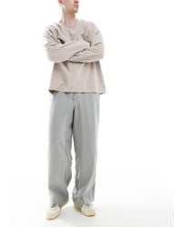 Cotton On - – weit geschnittene leinenhose - Lyst