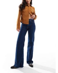 Pull&Bear - – bequeme jeans mit weitem bein - Lyst