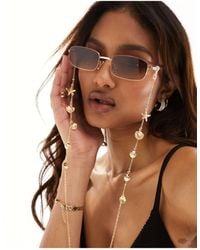 South Beach - Seashell And Starfish Embellished Sunglasses Chain - Lyst