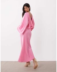 Gina Tricot - Draped Back Maxi Dress - Lyst