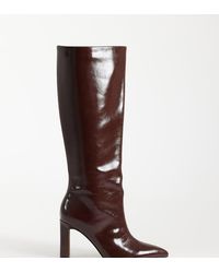 ASOS - Charming Heeled Knee Boots - Lyst