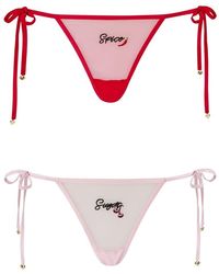 Ann Summers - Sugar & Spice Tie Side G-Strings - Lyst