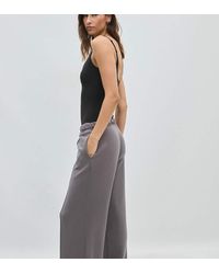 Stradivarius - Soft-touch Wide-leg jogger Trousers With Front Seam Detail - Lyst