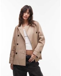 Tommy Hilfiger - – wasserabweisender, kurzer trenchcoat - Lyst