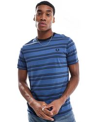 Fred Perry - Camiseta Con Rayas Negras Horizontales De - Lyst