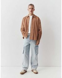 Pull&Bear - – weit geschnittene cargo-jeans - Lyst