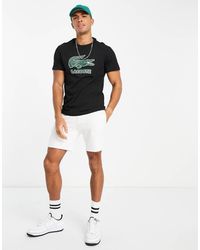 Lacoste - T-Shirt Met Krokodillenlogo Op De Borst - Lyst