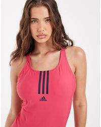 adidas Originals - Adidas Sh3.Ro 3-Stripes Swimsuit - Lyst